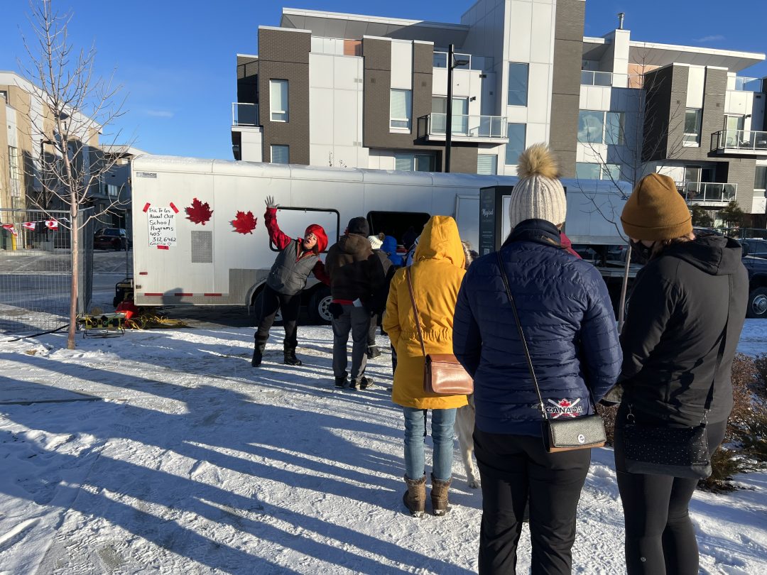 Mobile Maple Taffy on Snow